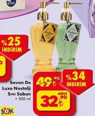 SAVON DE LUXE NOSTALJİ SIVI SABUN